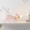 JONATHAN Y JYL7131A Penelope 11.75″ Modern Industrial Iron Feline LED Kids’ Lamp Eclectic, Contemporary, Minimalist, Office, Living Room, Dining Room, Bedroom, Pink