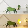 JONATHAN Y JYL7132A Gretchen 7.5″ Modern Industrial Iron Triceratops LED Kids’ Lamp Eclectic, Contemporary, Minimalist, Office, Living Room, Dining Room, Bedroom, Green