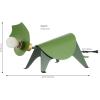 JONATHAN Y JYL7132A Gretchen 7.5″ Modern Industrial Iron Triceratops LED Kids’ Lamp Eclectic, Contemporary, Minimalist, Office, Living Room, Dining Room, Bedroom, Green