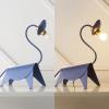 JONATHAN Y JYL7133A Bradley 16″ Modern Industrial Iron Brachiosaurus LED Kids’ Lamp Eclectic, Contemporary, Minimalist, Office, Living Room, Dining Room, Bedroom, Blue