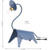 JONATHAN Y JYL7133A Bradley 16″ Modern Industrial Iron Brachiosaurus LED Kids’ Lamp Eclectic, Contemporary, Minimalist, Office, Living Room, Dining Room, Bedroom, Blue