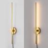 JONATHAN Y JYL7136A Anton 27.25″ 1-Light Modern Minimalist Iron Adjustable Bar Integrated LED Plug-in Sconce, Black for Entry, Living Room, Dining Room, and Bedroom(Brass Gold)