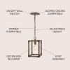 JONATHAN Y JYL7477A Magnolia 36″ 5-Light Linear Adjustable Iron Rustic Farmhouse LED Pendant Bohemian Industrial Vintage Cottage Dimmable Dining Room Living Room Kitchen Foyer Bedroom Hallway, Brown(1-Light)