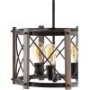 JONATHAN Y JYL7501A Ferme 16″ 3-Light Adjustable Iron Rustic Farmhouse LED Pendant Industrial Vintage Cottage Dimmable Dining Room Living Room Kitchen Foyer Bedroom Hallway, Oil Rubbed Bronze/Brown(16″ 3-Light)