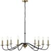 JONATHAN Y JYL7559A Wicklow 34.75″ 6-Light Bohemian Farmhouse Iron LED Chandelier Modern Contemporary Adjustable Dining Room Living Room Kitchen Island Foyer Bedroom Lobby, Oil Rubbed Bronze(Brass Gold/Black)