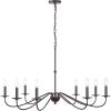 JONATHAN Y JYL7559A Wicklow 34.75″ 6-Light Bohemian Farmhouse Iron LED Chandelier Modern Contemporary Adjustable Dining Room Living Room Kitchen Island Foyer Bedroom Lobby, Oil Rubbed Bronze(Oil-Rubbed Bronze)