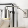 JONATHAN Y JYL7576A Cary 5.75″ Iron Contemporary Swing Arm LED Wall Sconce Modern Transitional 2700K 4W Bulb for Entryway Lobby Kitchen Bathroom Bedroom Living Room, 1 Light, Oil Rubbed Bronze(Nickel)
