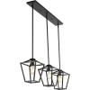 JONATHAN Y JYL7580A Grace 7.88″ 1-Light Industrial Farmhouse Iron LED Pendant Coastal Contemporary Adjustable Dining Room Living Room Kitchen Island Foyer Bedroom Hallway, Oil Rubbed Bronze(3-Light)