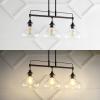 JONATHAN Y JYL7589A Marlowe 32.5″ 3-Light Farmhouse Industrial Iron/Glass Linear LED Pendant Rustic,Minimalist,Vintage Bedroom Living Room,Oil Rubbed Bronze/Clear