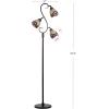 JONATHAN Y JYL8013A Walker Tiffany-Style 70.5″ Multi-Light LED Floor Lamp, Tiffany, Traditional, Elegant, Office, Living Room, Family Room, Dining Room, Bedroom, Hallway, Foyer, Bronze