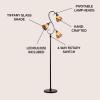 JONATHAN Y JYL8013A Walker Tiffany-Style 70.5″ Multi-Light LED Floor Lamp, Tiffany, Traditional, Elegant, Office, Living Room, Family Room, Dining Room, Bedroom, Hallway, Foyer, Bronze