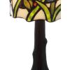 JONATHAN Y JYL8014A Hummingbird Tiffany-Style 12″ LED Table Lamp Tiffany,Traditional for Bedroom, Living Room, Office, College Dorm, Coffee Table, Bookcase, Bronze