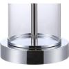 JONATHAN Y JYL8500C-SET2 Set of 2 Table Lamps Abner 21″ Glass Modern Contemporary USB Charging LED Table Lamp Bedside Desk Nightstand Lamp for Bedroom Living Room Office College, Chrome/Clear(Chrome/Clear)