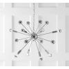 JONATHAN Y JYL9017A Glenn 8-Light 22.5″ Metal Sputnik-Style LED Chandelier Contemporary,Transitional,Modern Dimmable, Adjustable, for Dining Room, Foyer, Bedroom, Chrome