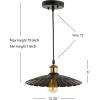 JONATHAN Y JYL9062A Lotus 12.25″ Adjustable Metal LED Pendant, Traditional, Office, Living Room, Family Room, Dining Room, Kitchen, Bedroom, Hallway, Foyer, Brass Gold/Black