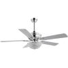 JONATHAN Y JYL9711A Cammy 52″ 3-Light Traditional Transitional Iron LED Ceiling Fan Glam Classic for Bedroom, Dining Room, Living Room, Kitchen, Oil Rubbed Bronze(Chrome)
