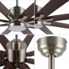 JONATHAN Y JYL9713A Octo 66″ 1-Light Contemporary Industrial Iron/Plastic Mobile-App/Remote-Controlled 6-Speed Ceiling Fan with Integrated LED Light, Black/Dark Brown Wood Finish(Nickel/Neutral Brown Wood Finish)