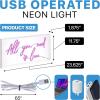 JONATHAN Y NEN1011A All You Need is Love 23.63″ X 11.75″ Contemporary Glam Acrylic Box USB Operated LED Neon Light, Pink