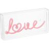 JONATHAN Y NEN1023A Love 11.88″ X 5.88″ Contemporary Glam Acrylic Box USB Operated LED Neon Light, Red