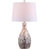 JONATHAN Y JYL1054A Verna 26.5″ Seashell LED Table Lamp Coastal Contemporary Bedside Desk Nightstand for Bedroom Living Room Office College Bookcase LED Bulb Included, Ivory/Beige
