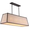 JONATHAN Y JYL1316A Crosby 42″ 4-Light Trapezoidal Linen Iron Linear LED Pendant, Farmhouse, Industrial, Coastal, Contemporary, Modern, Minimalist for Bedroom, Living Room, Office, Oil Rubbed Bronze