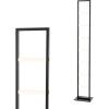 JONATHAN Y JYL1709A Ivan 59.3″ Minimalist Modern Iron Ladder Dimmable Integrated LED Floor Lamp for Bedroom, Living Room, Office, Black