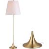 JONATHAN Y JYL3001A Amelia 63″ Metal LED Floor Lamp, Modern, Contemporary, Glam, Elegant, Office, Living Room, Family Room, Dining Room, Bedroom, Hallway, Foyer, Brass