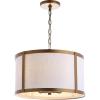 JONATHAN Y JYL3510B Thatcher 17″ Metal LED Pendant Contemporary,Transitional Dimmable,2700K Cozy Warm Light, for Dining Room, Foyer, Bedroom, Modern, 4 Lights + Bulbs, Gold(Gold)