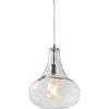 JONATHAN Y JYL3519A Ferano 9″ Adjustable Metal/Glass LED Pendant Contemporary Transitional Dimmable Dining Room Living Room Kitchen Foyer Bedroom Hallway, Chrome