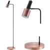 JONATHAN Y JYL6102A Brady 59.50″ Metal LED Task Floor Lamp, Contemporary, Modern, Transitional, Midcentury Style, Office, Bedroom, Living Room, Family Room, Dining Room, Copper/Black
