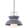 JONATHAN Y JYL6139A Paul 11″ Farmhouse Metal LED Pendant Modern Contemporary Dimmable Dining Room Living Room Kitchen Foyer Bedroom Hallway, Gray