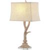 JONATHAN Y JYL6306A Antler 29.5″ Rustic Resin/Crystal LED Table Lamp Traditional Bedside Desk Nightstand Lamp for Bedroom Living Room Office College Bookcase LED Bulb Included, Brown(Beige)