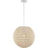 JONATHAN Y JYL6503B Luna 15.75″ 1-Light Bohemian Modern Woven Rattan/Iron LED Pendant Farmhouse Coastal Adjustable Dining Room Living Room Kitchen Island Foyer Bedroom Hallway, Cream/White(Cream)