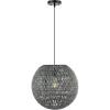 JONATHAN Y JYL6503B Luna 15.75″ 1-Light Bohemian Modern Woven Rattan/Iron LED Pendant Farmhouse Coastal Adjustable Dining Room Living Room Kitchen Island Foyer Bedroom Hallway, Cream/White(Gray)