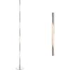 JONATHAN Y JYL7006A Pilar 63.75″ LED Integrated Floor Lamp, Modern, Contemporary, Office, Living Room, Family Room, Dining Room, Bedroom, Guest Room, Hallway, Foyer, Chrome(Chrome)