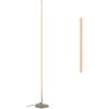 JONATHAN Y JYL7007C Iris 59.5″ Integrated Dimmable LED Floor Lamp Modern Standing Lamp Contemporary for Bedrooms, Living Room, Office, Reading, Black(Iris Gold)