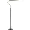 JONATHAN Y JYL7020B Julian 65.25″ Integrated LED Metal Floor Lamp Minimalistic,Modern,Contemporary for Bedrooms, Living Room, Office, Reading, Black(Black)