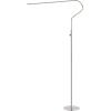 JONATHAN Y JYL7020B Julian 65.25″ Integrated LED Metal Floor Lamp Minimalistic,Modern,Contemporary for Bedrooms, Living Room, Office, Reading, Black(Chrome)