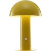 JONATHAN Y JYL7115B Boletus 10.75″ Contemporary Bohemian Rechargeable/Cordless Portable Iron Integrated LED Mushroom Table Lamp Modern, Coastal Bedside Desk Nightstand Lamp, White(Yellow)