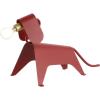 JONATHAN Y JYL7130A Rover 10″ Modern Industrial Iron Canine LED Kids’ Lamp Eclectic, Contemporary, Minimalist, Office, Living Room, Dining Room, Bedroom, Red