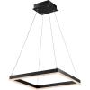 JONATHAN Y JYL7200B Baxter 23.5″ 1-Light Modern Contemporary Aluminum Integrated LED Hoop Pendant Coastal, Industrial, Minimalist Bedroom Living Room, Black(Black)