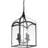 JONATHAN Y JYL7403C Ruth 11″ 4 Light Traditional Classic Lantern Metal/Glass LED Pendant Modern Industrial Farmhouse Dining Room Living Room Kitchen Foyer Bedroom Hallway, Gold(Oil Rubbed Bronze/Clear)