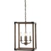 JONATHAN Y JYL7475A Magnolia 12.13″ 4-Light Adjustable Iron Rustic Farmhouse LED Pendant Bohemian Industrial Vintage Cottage Dimmable Dining Room Living Room Kitchen Foyer Bedroom Hallway, Brown(12.13″ 4-Light)