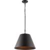 JONATHAN Y JYL7586A Harper 12″ 1-Light Industrial Farmhouse Iron LED Pendant Coastal Contemporary Adjustable Dining Room Living Room Kitchen Island Foyer Bedroom Hallway, Oil Rubbed Bronze(17.88″)
