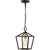 JONATHAN Y JYL7601B Pagoda Lantern Dimmable Adjustable Metal LED Pendant Classic Traditional Farmhouse Dining Room Living Room Kitchen Foyer Bedroom Hallway, 10 in, Antique Gold(Oil Rubbed Bronze/Brass Gold)