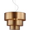 JONATHAN Y JYL9036A Lynn 21″ 3-Tier Metal LED Pendant, Contemporary, Modern, Cascade Effect, Office, Bedroom, Living Room, Family Room, Dining Room, Kitchen, Hallway, Foyer, Gold