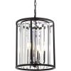 JONATHAN Y JYL9055A Bevin 12″ Metal/Crystal LED Pendant, Contemporary, Transitional, Modern, Office, Living Room, Family Room, Dining Room, Kitchen, Hallway, Foyer, Oil Rubbed Bronze