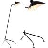 JONATHAN Y JYL9068A Frank 62″ Iron Retro Minimalist LED Floor Lamp, Contemporary, Glam, Mid-Century, Modern, Office, Living Room, Family Room, Dining Room, Bedroom, Hallway, Foyer, Black