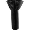 JONATHAN Y JYL9104A Archer 37″ Modern Minimalist Pleated Shade Floor Lamp for Bedroom, Living Room, Entryway, Office, Dining Room, Black(Black)