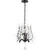 JONATHAN Y JYL9551A Adoria 12″ 3-Light Contemporary Bohemian Iron/Acrylic LED Pendant Industrial,Modern,French Country Bedroom Living Room,Oil Rubbed Bronze/Clear(3-Light)